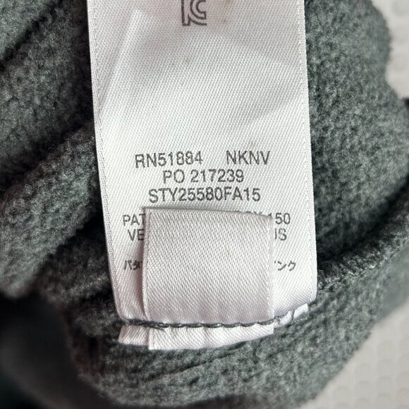Vintage Patagonia Synchilla Snap T Fleece Small Gray Navy Blue Pullover Preppy - Picture 5 of 7